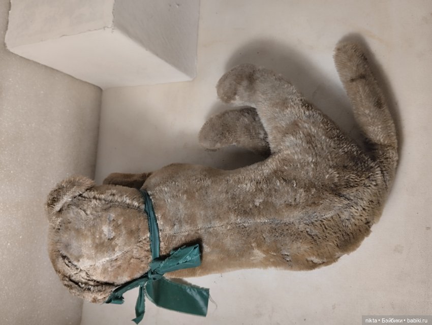 Мягкая игрушка времен СССР Старенький лев (фото 5)