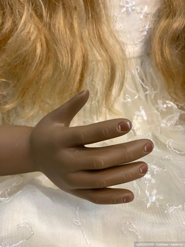 Коллекционная большая кукла фарфоровая (фото 6)