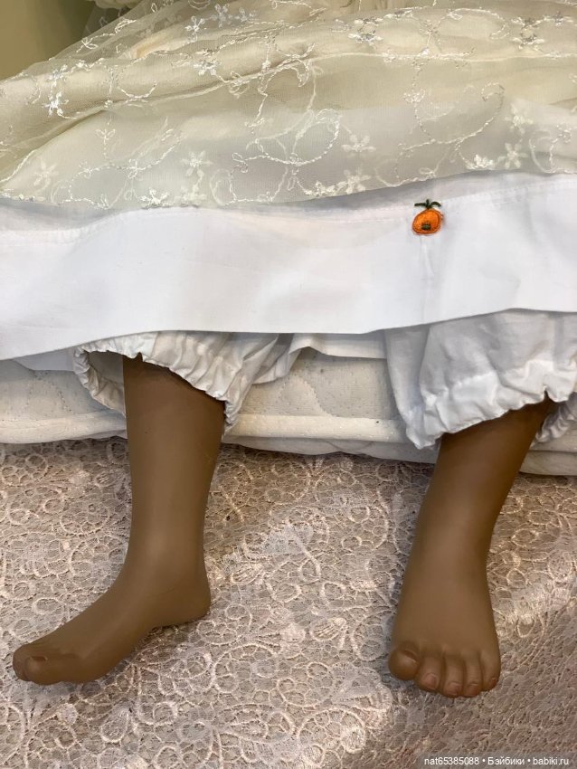 Коллекционная большая кукла фарфоровая (фото 7)