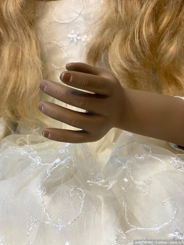 Коллекционная большая кукла фарфоровая (фото 5)