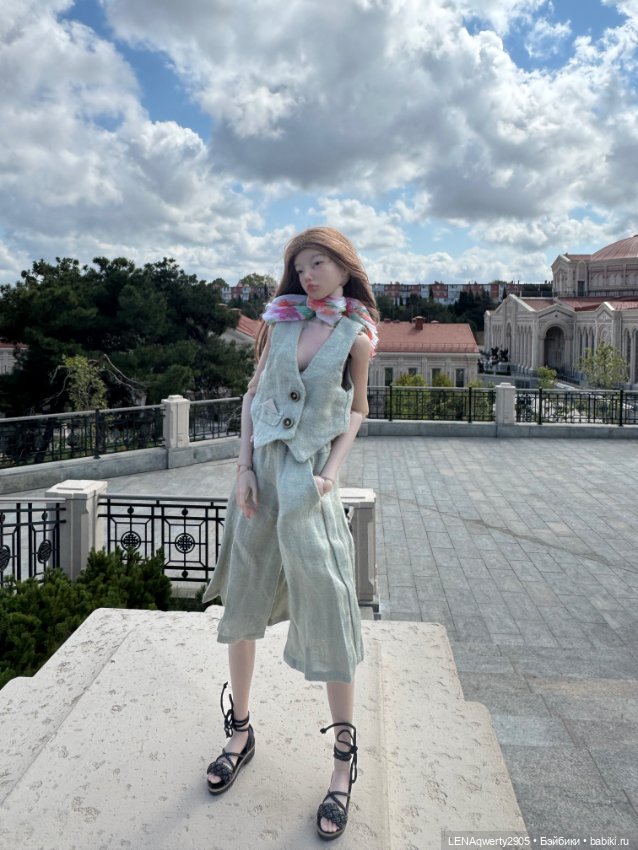 Льняной костюм для Лан , Зой и др (Гончарова , тендер , и многих других этого формата )