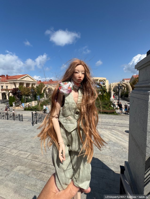 Льняной костюм для Лан , Зой и др (Гончарова , тендер , и многих других этого формата ) (фото 9)