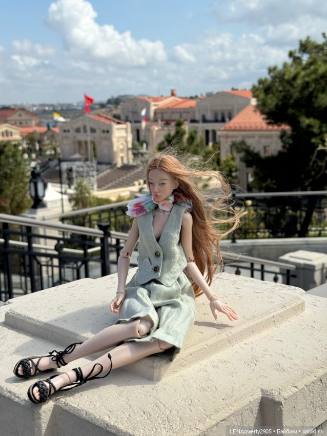 Льняной костюм для Лан , Зой и др (Гончарова , тендер , и многих других этого формата ) (фото 5)