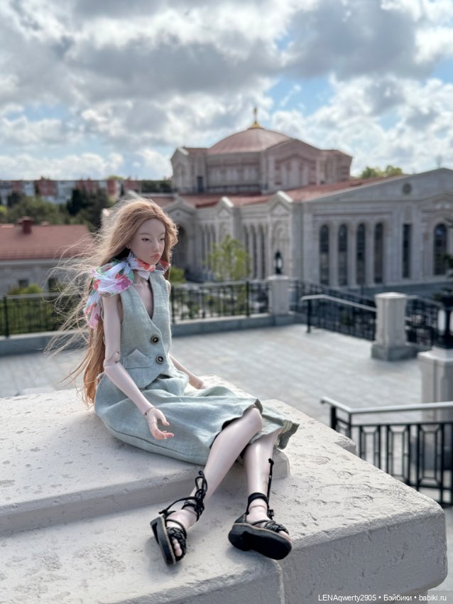 Льняной костюм для Лан , Зой и др (Гончарова , тендер , и многих других этого формата ) (фото 6)