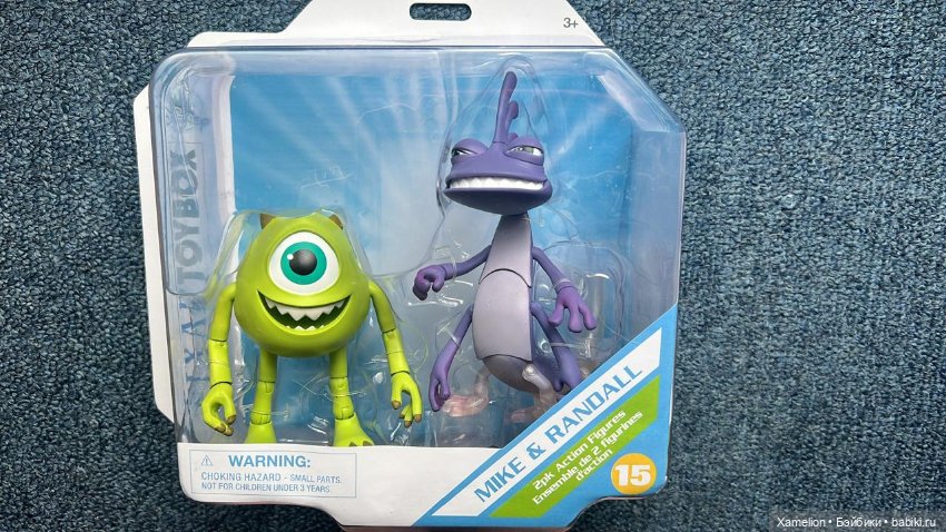 Набор: Рэндалл Боггс и Майк Вазовски из "Корпорации Монстров"