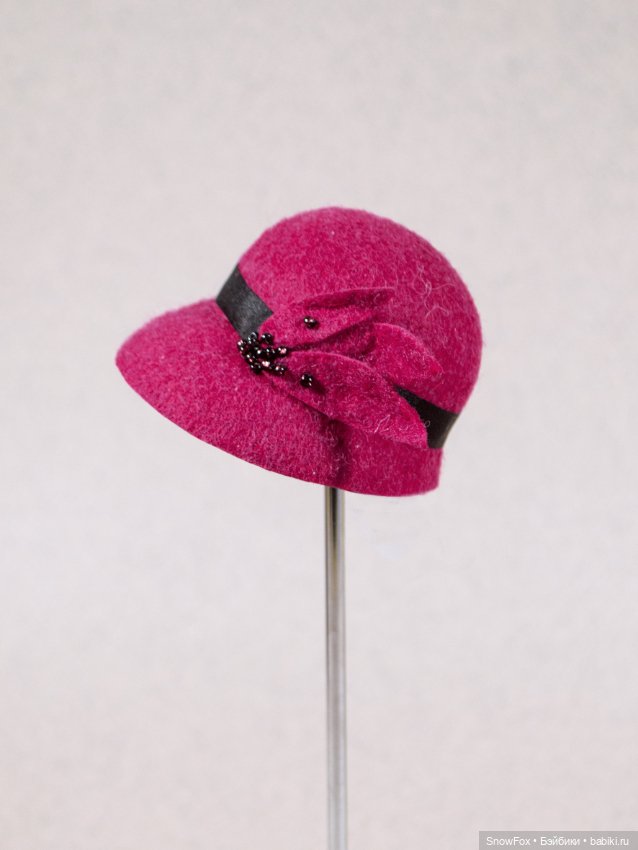 Фетровая шляпка для кукол с обхватом головы 13,5 см (Ufdoll, FR16, Tonner, bjd) (фото 3)