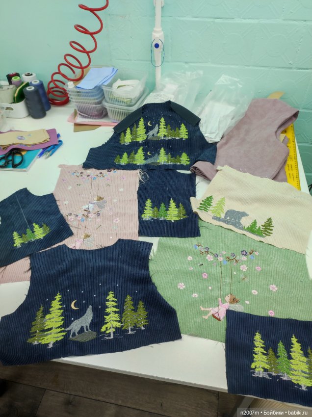 Вышивка — Ткани