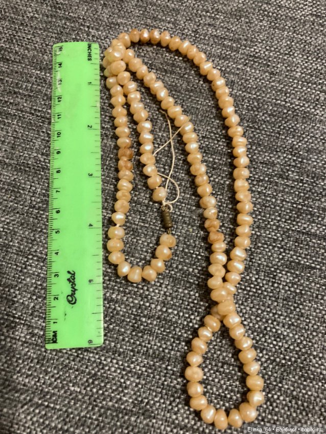 Лот-2 бусы винтаж для кукол или творчества (фото 5)