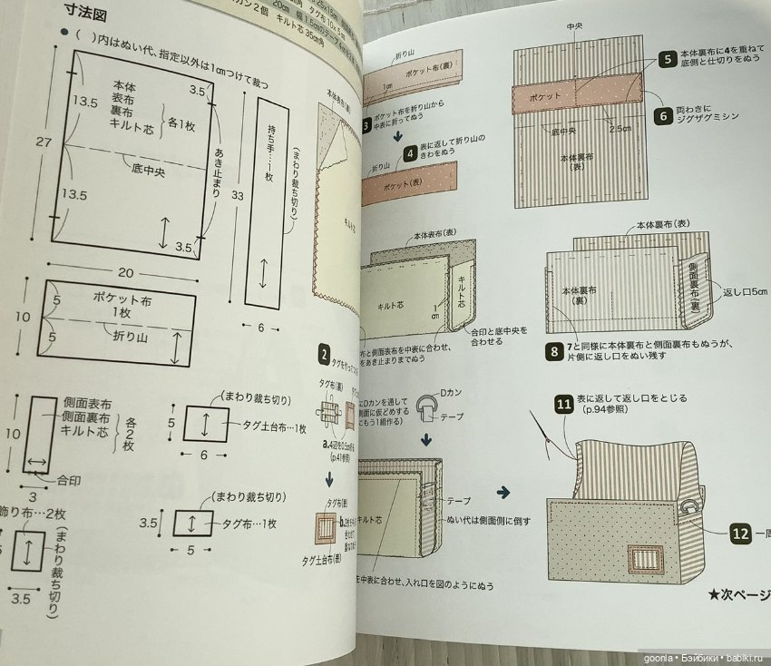 Японский обучающий журнал про сумки