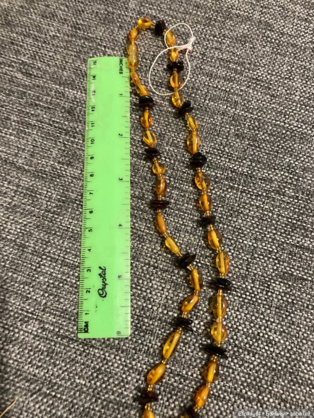 Лот-2 бусы винтаж для кукол или творчества (фото 4)