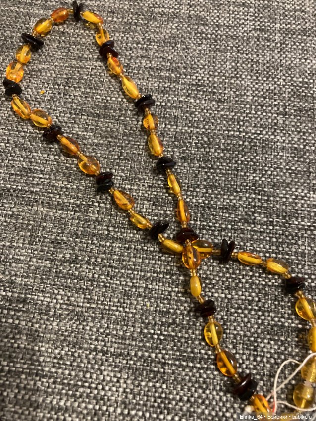 Лот-2 бусы винтаж для кукол или творчества (фото 2)