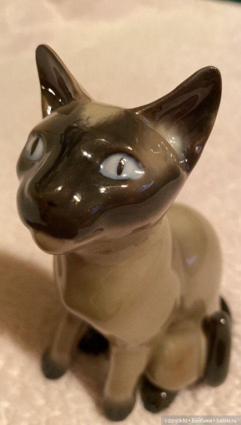 Фарфоровая фигура Сиамский кот Bing & Grondahl (фото 3)