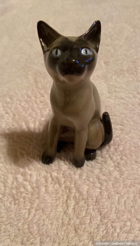 Фарфоровая фигура Сиамский кот Bing & Grondahl (фото 9)