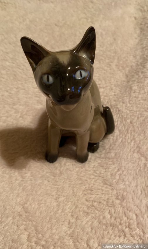 Фарфоровая фигура Сиамский кот Bing & Grondahl