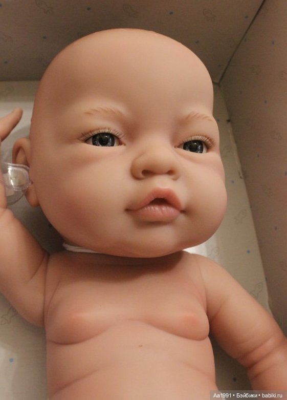 Крупненький виниловый ароматизированный пупс от Paola Reina 45см