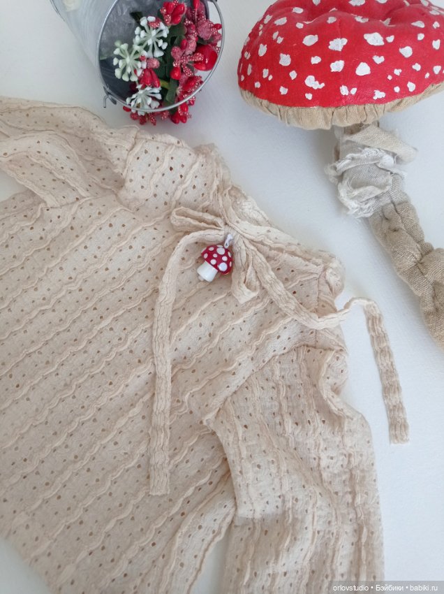 🍄Кофточка-мухомор 🍄 — Одежда для кукол (фото 3)