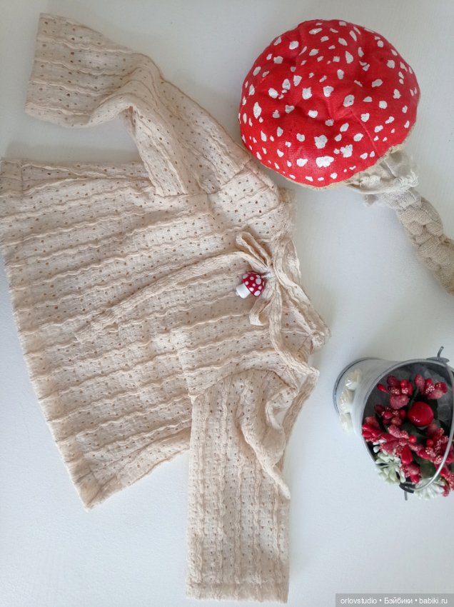 🍄Кофточка-мухомор 🍄 — Одежда для кукол (фото 2)