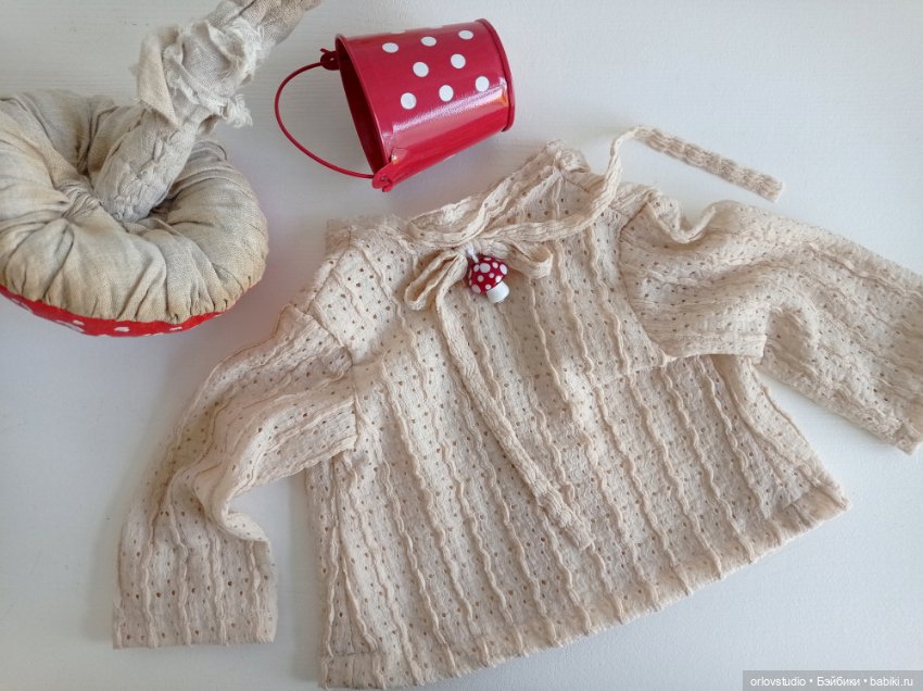 🍄Кофточка-мухомор 🍄 — Одежда для кукол (фото 5)