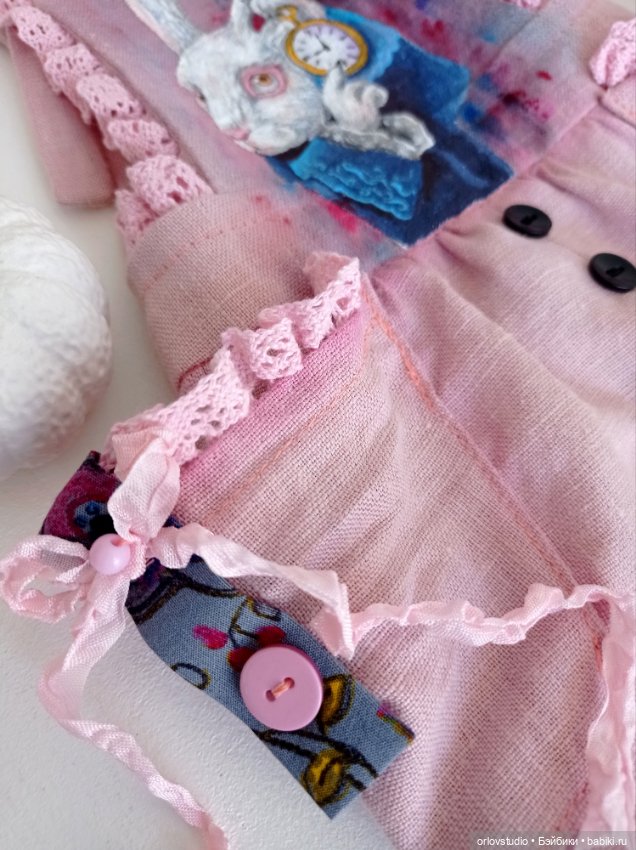 🎩🐰💗Комплект в стиле Шляпника для Готц/50 (фото 5)