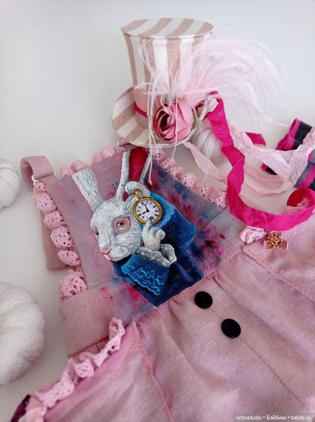 🎩🐰💗Комплект в стиле Шляпника для Готц/50