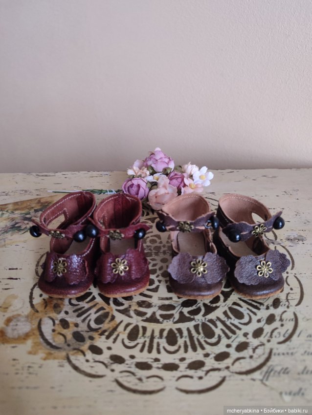 Туфли для антикварных кукол - модель "Кестнер.Скидка!" (фото 2)