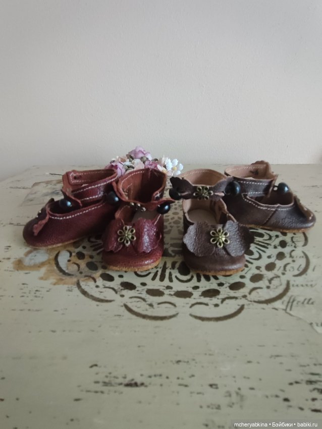 Туфли для антикварных кукол - модель "Кестнер.Скидка!"