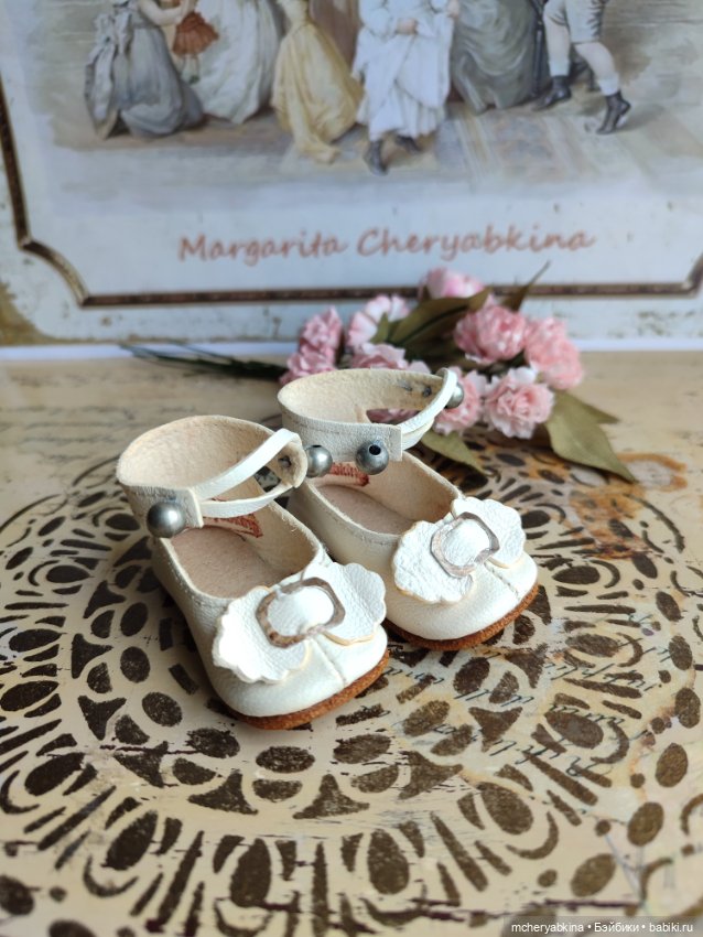 Туфли для антик. кукол - модель Кестнер. Скидка (фото 2)