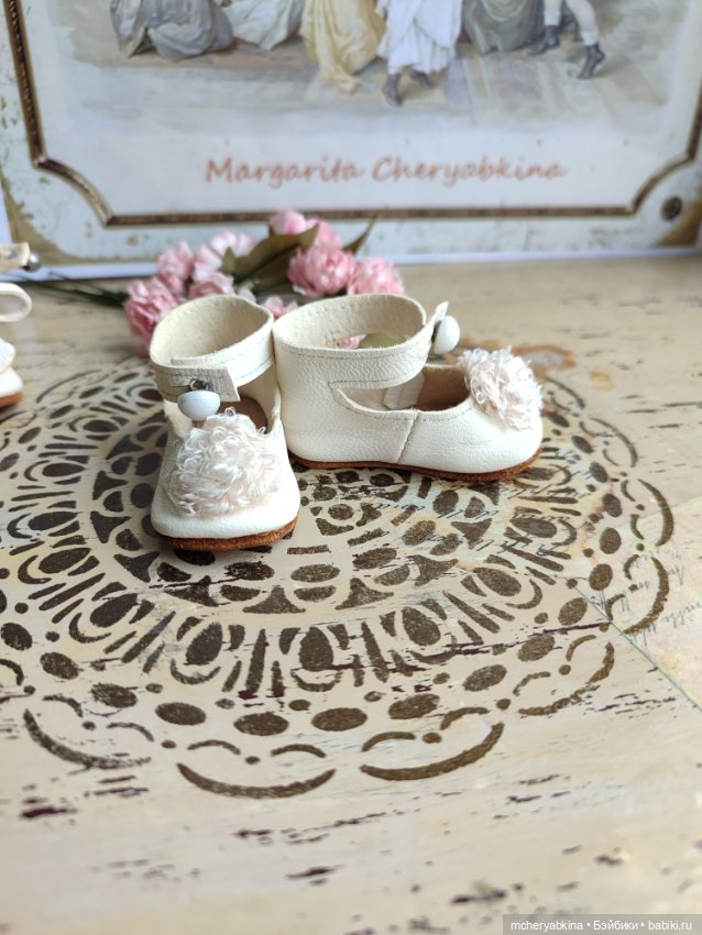 Туфли для антик. кукол - модель Кестнер. Скидка (фото 4)