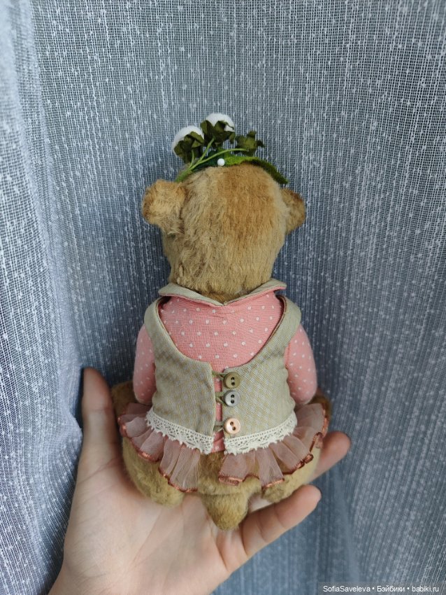 Авторская игрушка мишка тедди (фото 3)