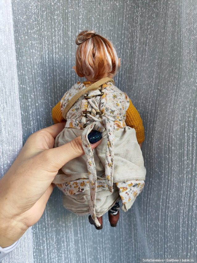 Гномочка садовод — Авторские куклы (фото 5)