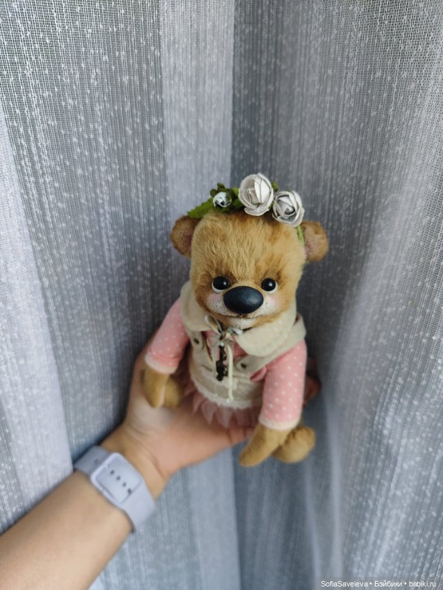 Авторская игрушка мишка тедди