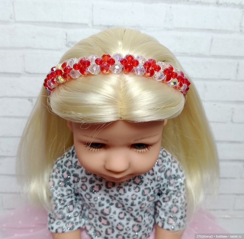 Ободок для кукол Готц 36 см (фото 3)