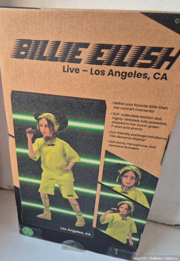 Шарнирная Билли Айлиш Billie Eilish Live Los Angeles, CA (фото 2)