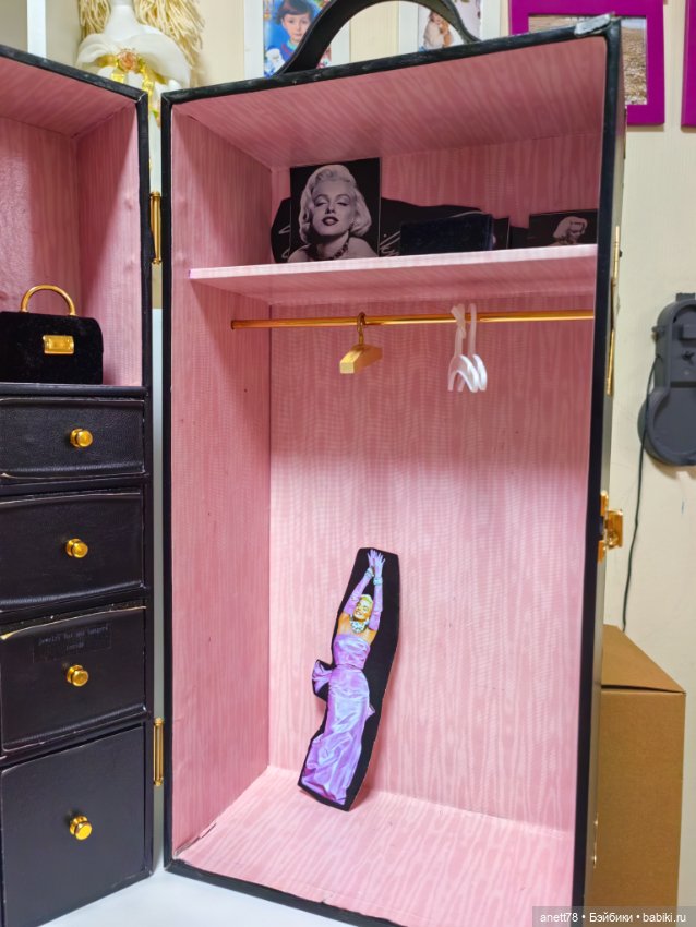 Шкаф - Гардероб для кукол Франклина Минта (фото 7)