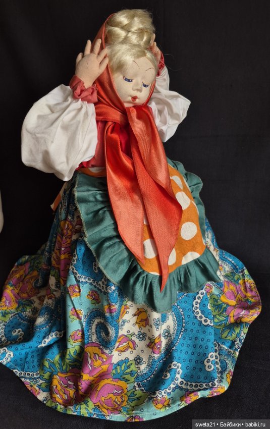 Кукла-грелка на чайник СССР (фото 6)