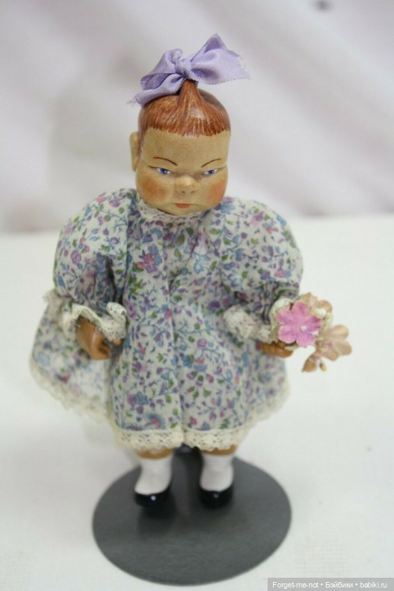 Деревянная авторская кукла от Patti Hale. NIADA. 1977 год