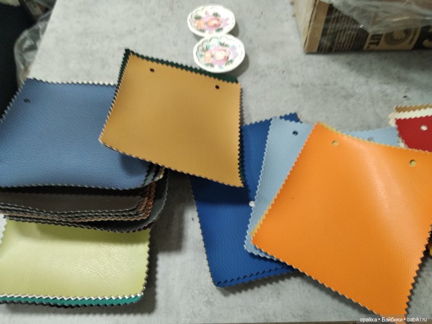 Искуственная кожа 60 шт — Ткани (фото 4)