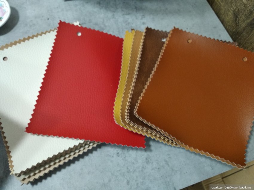 Искуственная кожа 60 шт — Ткани (фото 3)