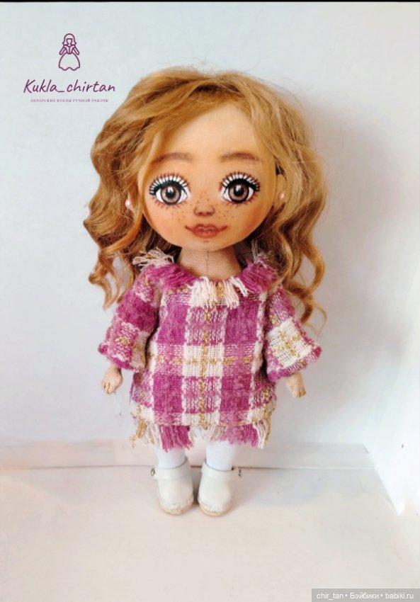 Кукла Сонечка ручной работы из хлопка (фото 4)