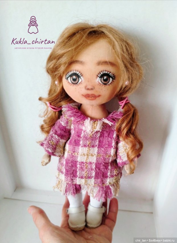 Кукла Сонечка ручной работы из хлопка (фото 3)