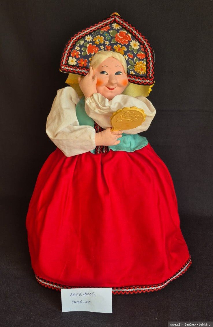 Кукла-грелка на чайник СССР (фото 5)