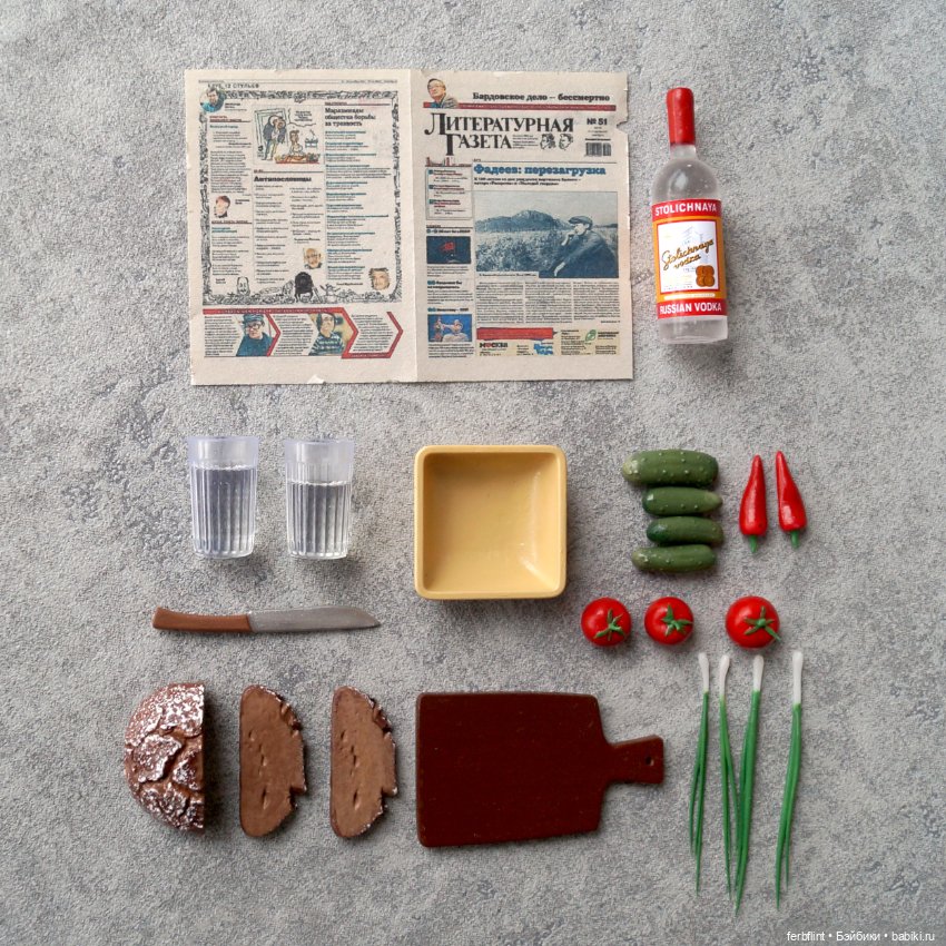 Набор "Водка" в масштабе 1:6 (фото 6)