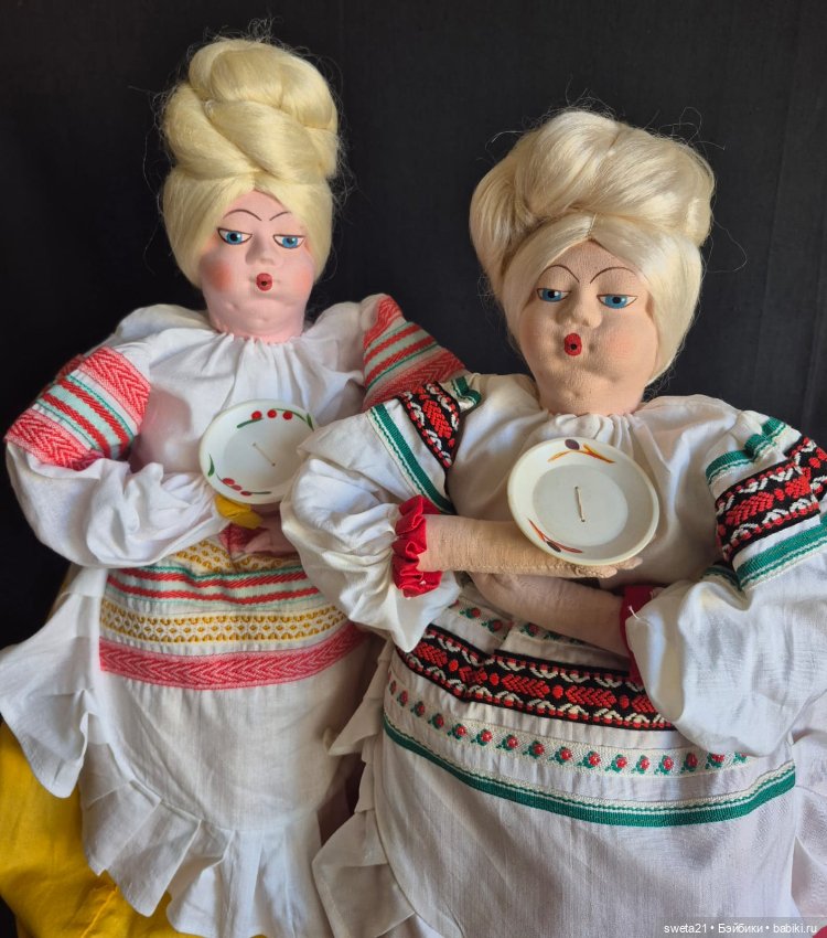 Кукла-грелка на чайник СССР