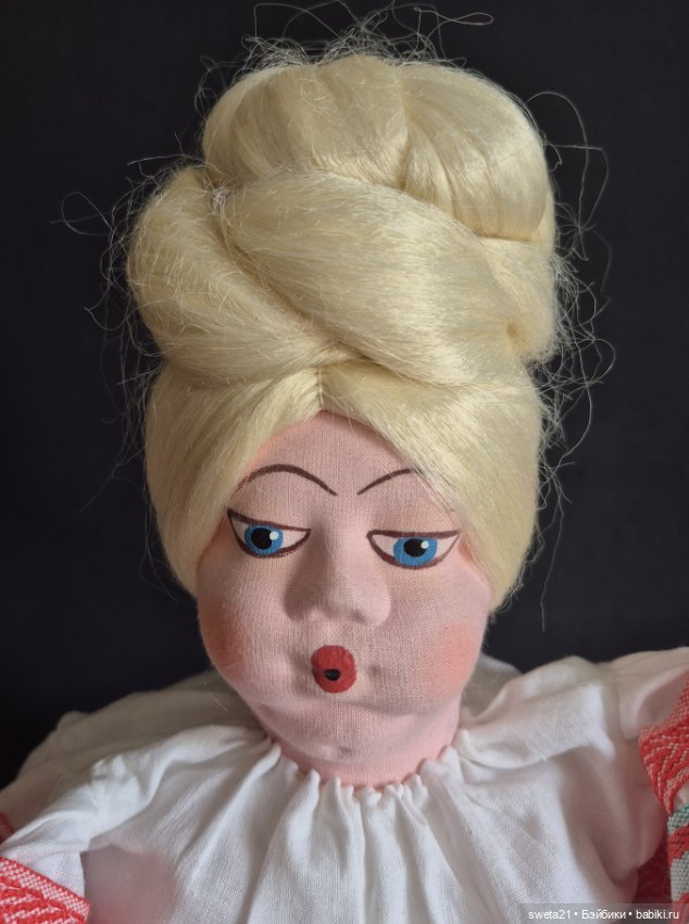 Кукла-грелка на чайник СССР