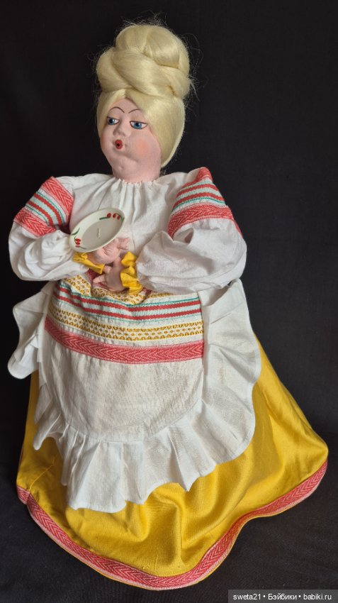 Кукла-грелка на чайник СССР (фото 2)