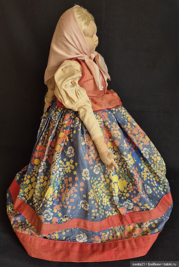 Кукла-грелка на чайник СССР