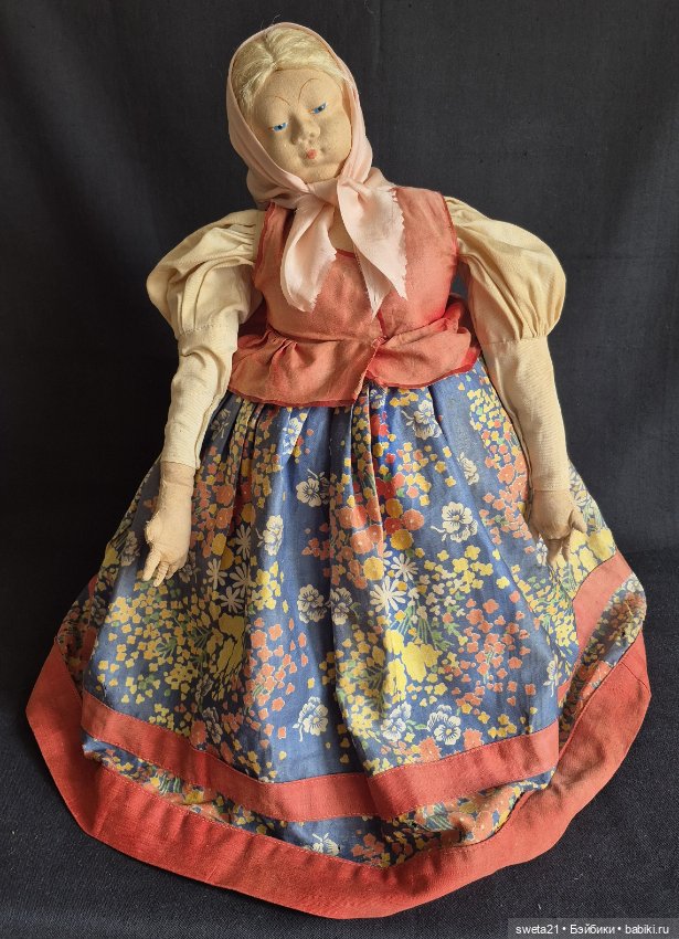 Кукла-грелка на чайник СССР