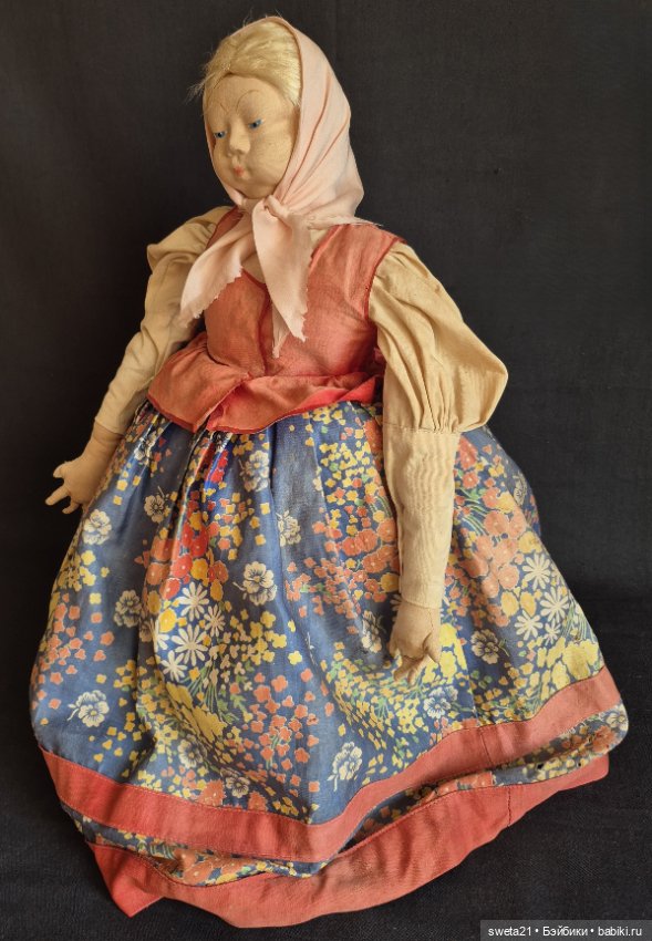 Кукла-грелка на чайник СССР