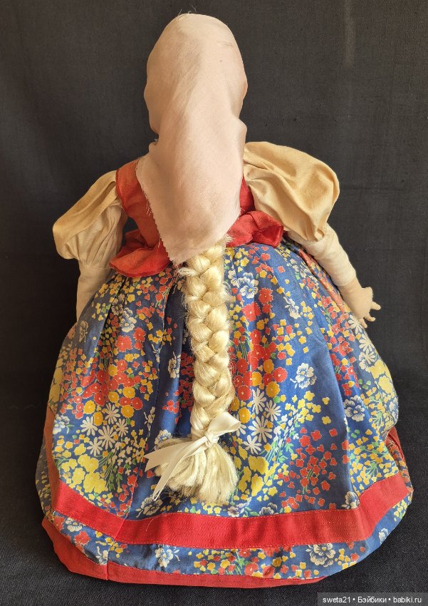 Кукла-грелка на чайник СССР