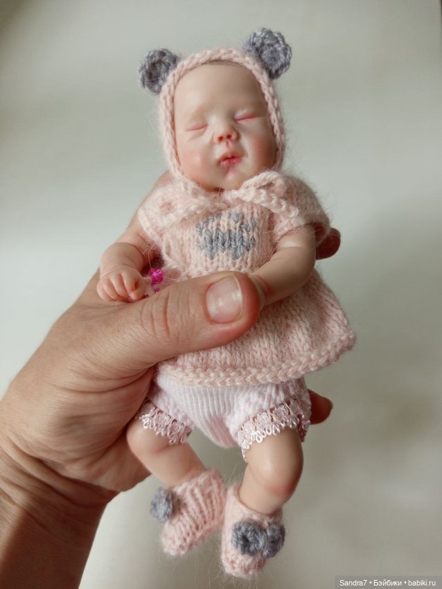 Авторская малышка из полимерной глины (фото 4)